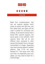 Load image into Gallery viewer, The General's Hot Sauce (Cayenne)