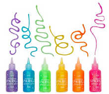 Load image into Gallery viewer, Ooly, Rainbow Sparkle Glitter Glue, Set of 6