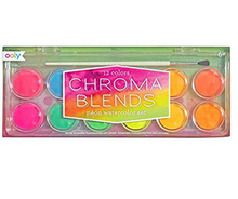 Load image into Gallery viewer, OOLY, Chroma Blends Neon Watercolor Paint - 13 PC Set