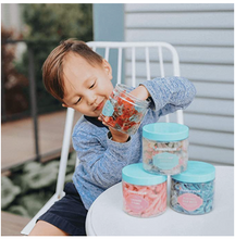 Load image into Gallery viewer, Candy Club Gourmet Gummy Peach Hearts, 7oz Jar