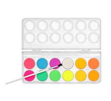 Load image into Gallery viewer, OOLY, Chroma Blends Neon Watercolor Paint - 13 PC Set
