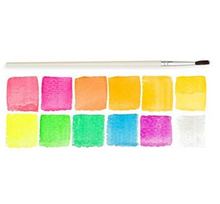 Load image into Gallery viewer, OOLY, Chroma Blends Neon Watercolor Paint - 13 PC Set
