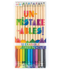 Load image into Gallery viewer, OOLY, UnMistakeAbles Erasable Colored Pencils, Set of 12
