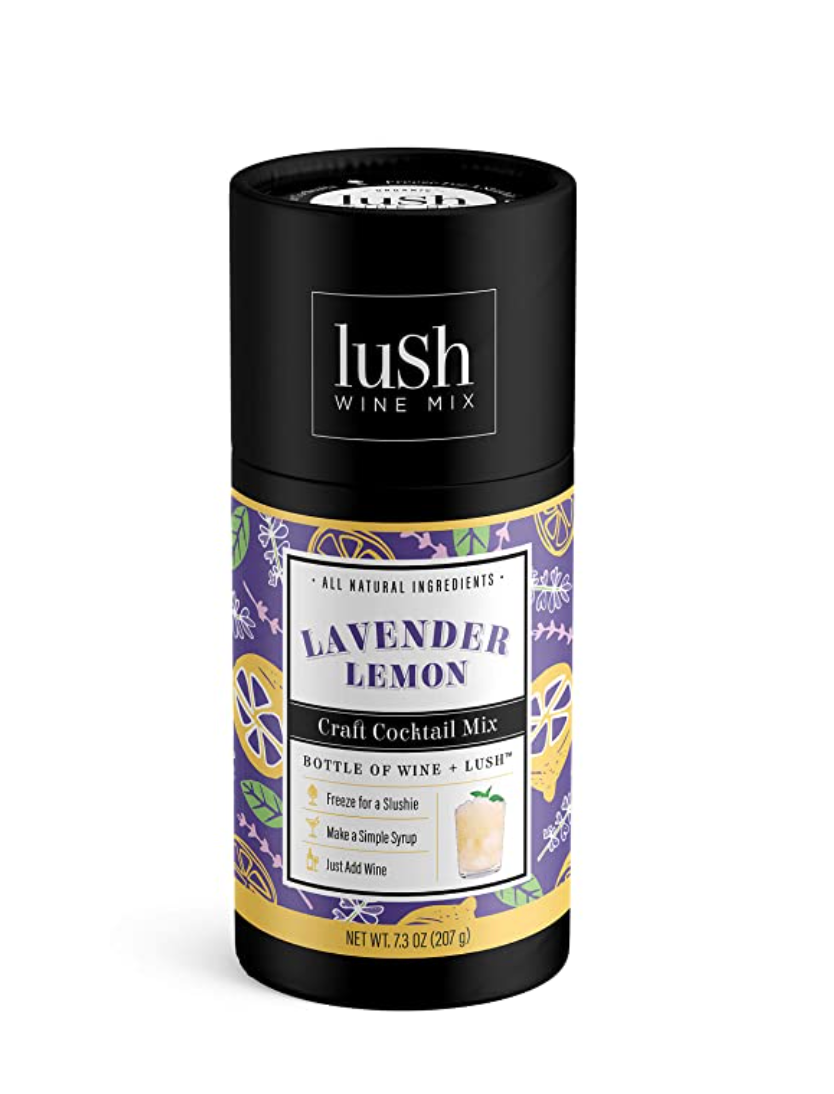 Lush Wine Mix - Organic Mix for Delicious Wine Slushie & Wine Cocktail (Lavender Lemon, 1-Pack)