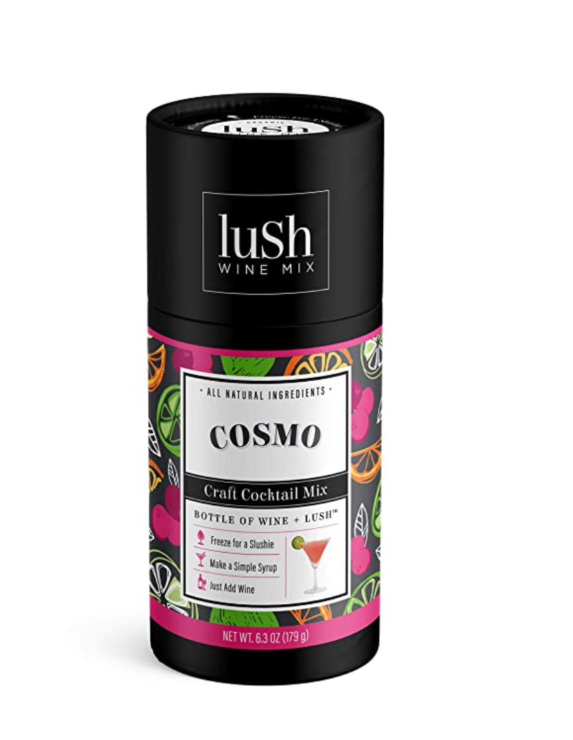 Lush Wine Mix - Organic Mix for Wine Slushie & Simple Syrup Cocktails (Cosmopolitan, 1-Pack)