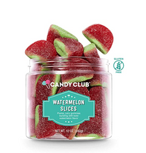 Load image into Gallery viewer, Candy Club Gourmet Gummy Watermelon Slices, 12oz Jar
