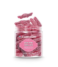 Load image into Gallery viewer, Candy Club Gourmet Sweet and Sour Pink Cadillacs, 7oz Jar
