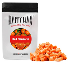 Load image into Gallery viewer, Happy Wax Soy Wax Melts Red Mandarin
